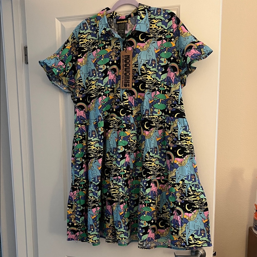 Nooworks Unicorn Forest Mini Dress